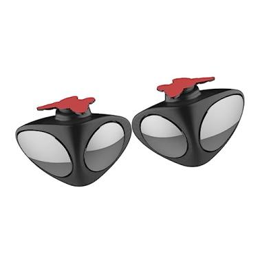 Imagem de Ciieeo 2Peças Retrovisor Ajustável de Espelhos Angulares Carro Preto Esquerdo Direito Pontos e Melhoria Visibilidade