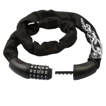 Imagem de Cadeado para Bicilheta Reforçado com Senha Cadeado Corrente com Trava com Segredo Antifurto Bicicleta e Motocicleta