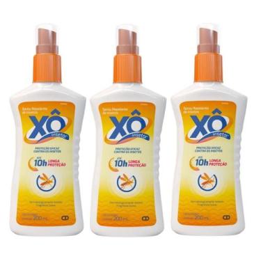 Imagem de Kit Xô Inseto Repelente Spray Com 3 Unidades De 200ml Cada - CIMED