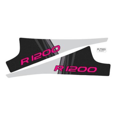 Imagem de Adesivo Resinado Protetor Lateral Tanque Bmw R 1200 Gs Black - Resitan