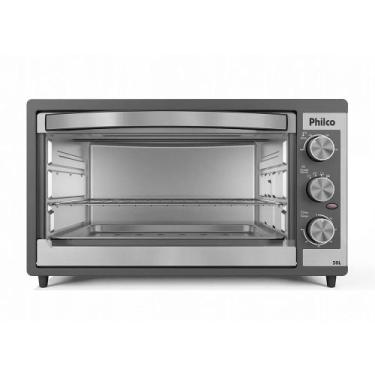 Imagem de Forno Elétrico 50L Grande Philco Timer 2 Resistências Bancada 220V, Pr