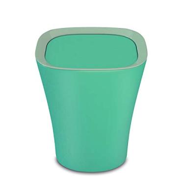 Imagem de Lixeira Basculante Smart 8,5 Litros Verde Esmeralda, LIX5289-VE, Euro Home