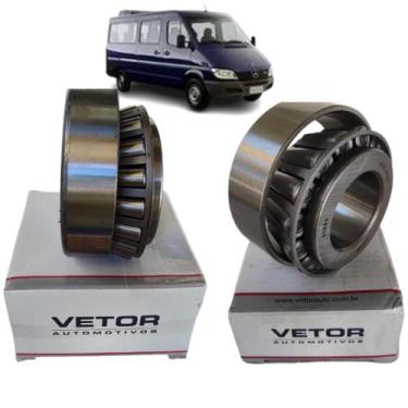 Imagem de Kit 2 Rolamento Pinhão Mercedes Sprinter Hlo 310 313 315 415 - Vetor A