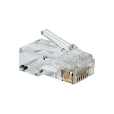 Imagem de Conector De Rede Rj45 8x8 C/100pcs - A.SANTOS