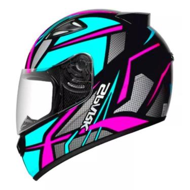 Imagem de Capacete Ebf New Spark Spider Preto Tiffany