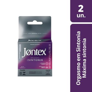 Imagem de Preservativo Jontex Orgasmo em Sintonia 2 Unidades