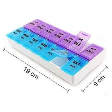Imagem de Porta comprimido de plastico - grande aruforte - Lr