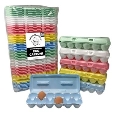 Imagem de Cackle Hatchery Caixas De Espuma Para Ovos Galinha Comportam 1 Dúzia (Sortidos, 50 Unidades)