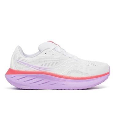 Imagem de Saucony Tênis feminino Ride 18, Branco/Coral, 35