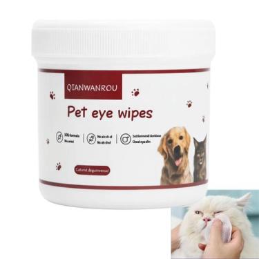 Imagem de Lenço Umedecido Cachorro Gato Cao Pet Animal de Estimaçao Limpeza Olho
