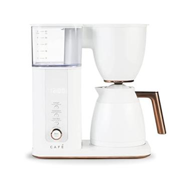 Imagem de Café Cafeteira de gotejamento especial | Garrafa térmica térmica térmica com 10 xícaras | Tecnologia de voz para fermentação habilitada por WiFi | Smart Home Kitchen Essentials | Certificado SCA, Brew de qualidade barista | Branco fosco