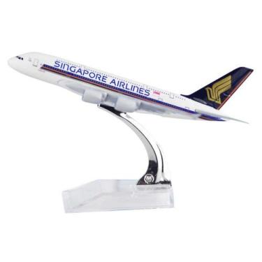 Imagem de Miniatura Avião Comercial Air Bus 380 metal sortidos 1/400 - Aircraft,