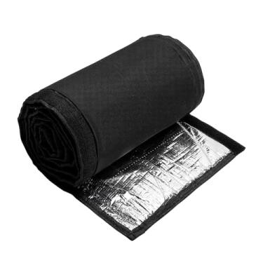 Imagem de IEUDNS Tampa de mangueira de ar condicionado, envoltório de tubo de saída de ar, portátil, fácil instalação, lavável, capa de ventilação de duto de mangueira, Preto