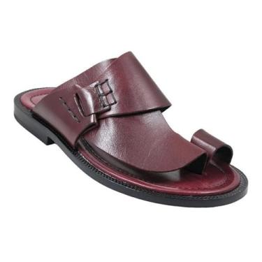 Imagem de Sandálias De Tiras Homem, Sandálias De Praia Para Homem Uso Exterior Sem Atacadores Biqueira Clip Antiderrapantes E Macias Para Joanete, Chinelos Casuais Confortáveis ​​Corretor Dedos(Red,38 EU)