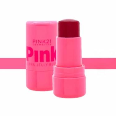Imagem de Blush em Bastão Ultra Jelly Stick Pink 21 Make Up Natural (Cor 02)