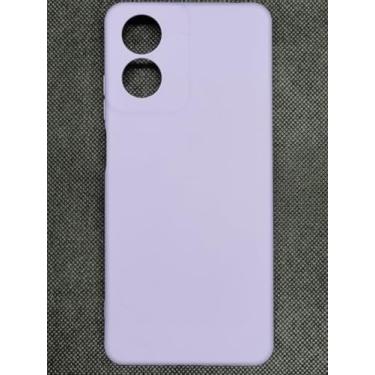 Imagem de Capa Aveludada Silicone Para Moto G04 S (Lilás)