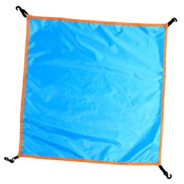 Imagem de Generic Capa de chuva para barraca, acessório de 22 x 22 polegadas, à prova de chuva e sol, lona para barraca de caminhada, mochila, acampamento e viagem, Azul