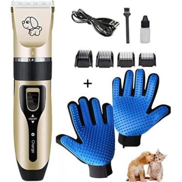 Imagem de Kit Tosa Pet + Luvas Tira Pêlos Ótimo Custo-Benefício - Lippin