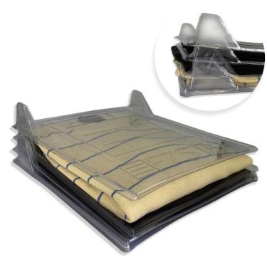 Imagem de Kit Organizador de Camisetas em Plástico com 10 Unidades - Bering