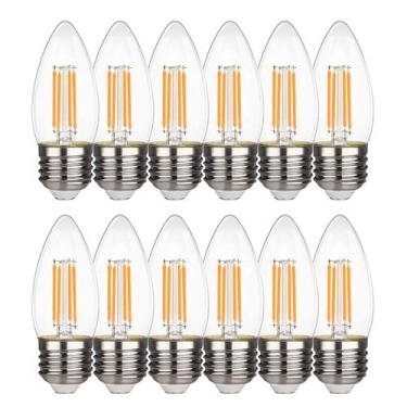Imagem de Lâmpadas LED de candelabro YIMILITE B11 E26 4,5 W 2700 K 450 lm, pacot