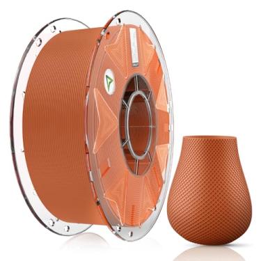 Imagem de Creality Filamento PLA, filamento de impressora 3D Hyper PLA PRO de alta velocidade 30-600 mm/s, suporte de bobina de 1 kg CFS, serve para a maioria das impressoras 3D e combo K2 Plus, marrom