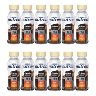 Imagem de Kit Nutren Protein Sabor Chocolate Com 12 Unidades De 260ml Cada - NES