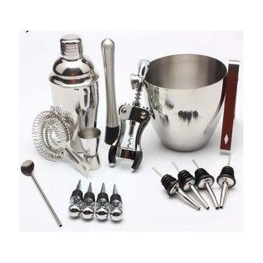 Imagem de Kit Bar Coqueteleira Profissional Aço Inox 750ml Caipirinhas - MinyMix