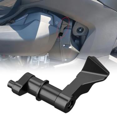 Imagem de Aferrizu Alavanca de freio de estacionamento compatível com Can-Am Ryker 2015-2025 ACE 600 900 Rally Edition Sport CNC Billet Alavanca de freio de estacionamento de alumínio (preto)