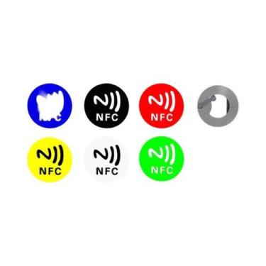 Imagem de Etiquetas De Moeda NFC Ntag215 50/30pcs 13,56 MHz NTAG 215 Etiquetas D