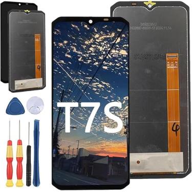 Imagem de Yuxyiony Nova tela de substituição para tela LCD HOTWAV T7S e acessórios de ferramentas de substituição