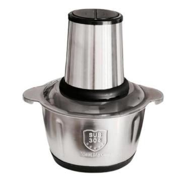 Imagem de Moedor Elétrico Multiprocessador Picador Inox 2L 110v - Sg Utilidades