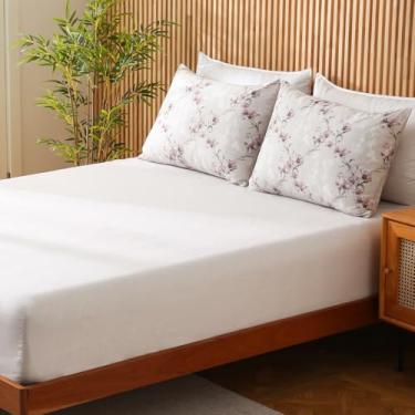 Imagem de Jogo de Lençol Casal Roma 3 Pçs Percal 300 Fios Estampado (Arabesco)