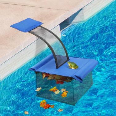 Imagem de Rampa de fuga para salvar animais Pool Leaf Skimmer Weewooday