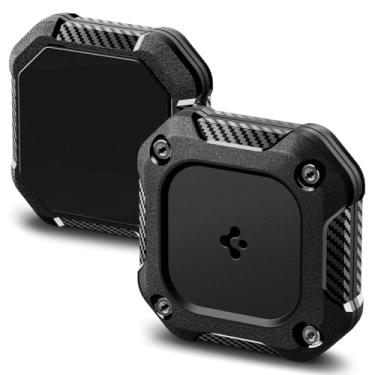 Imagem de Spigen Tough Armor IP projetado para AirTag capa impermeável suporte adesivo (Deivce não incluído) - Preto (1 pacote)
