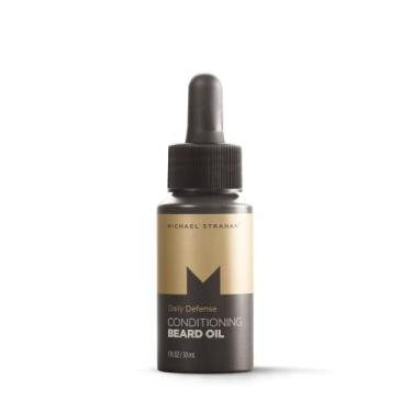 Imagem de Michael Strahan Óleo de barba condicionador para cuidados com a pele masculina para pele seca e sensível | Hidratante, suavizante, amaciante de barba com argan, jojoba, óleo de melaleuca | 1 ml