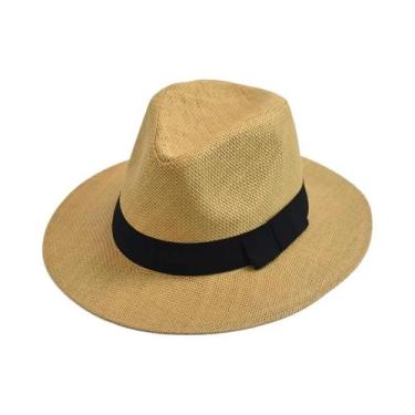 Imagem de Chapéu De Palha De Verão Para Homens E Mulheres, Proteção UV, Panamá, 