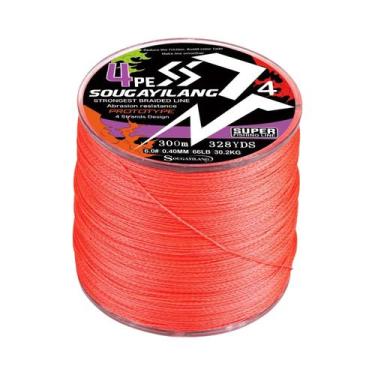 Imagem de Linha De Pesca Trançada Super Forte Sougayilang 300M 500M 8 Fios 4 Fio
