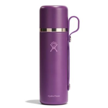 Imagem de Hydro Flask Garrafa quente de 800 ml e copo Beachplum roxo