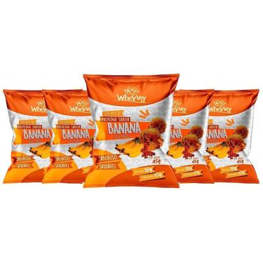 Imagem de Kit 5x Biscoitos Wheyviv Top Sabores 45g/Unidade Low Carb-Unissex