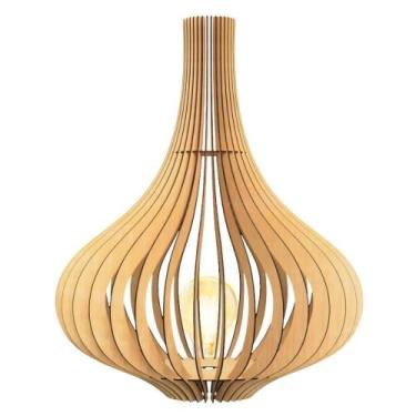 Imagem de Luminária De Chão Aladdin - Mdf Cru - LENOBRE