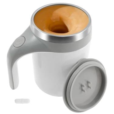 Imagem de Caneca de mistura elétrica, 380 ml, caneca de café de mistura eficiente, copo de agitação automática, alimentado por bateria, copo de café automisturado para leite, café, chá