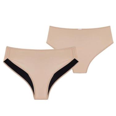 Imagem de Kit Com 2 Calcinha Absorvente Boyshort Fluxo Intenso Flow Hope, G, Beg