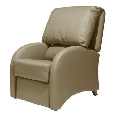 Imagem de Poltrona Reclinável MH-1237 Herval Estofada Bege K