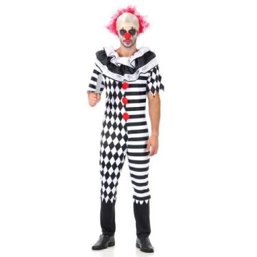 Imagem de Fantasia Palhaço Assassino Adulto - Halloween - Sulamericana, UNICA, P