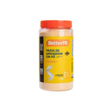 Imagem de Pasta de Amendoim em Pó Leite Em Pó BetterPB 450g