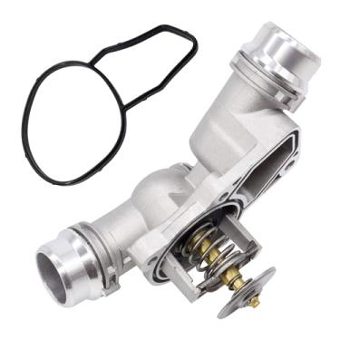Imagem de HiSport Conjunto de carcaça do termostato de refrigeração do motor 11537509227 - Compatível com BMW 323Ci 323i 325Ci 325i 325xi 328Ci 328i 330Ci 330i 330xi 525i 528i 530i X3 X3 X5 Z3 4 Z4 1999-2006