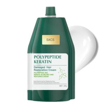 Imagem de Máscara capilar OBRADOYA Queratina polipeptídica para cabelos danifica