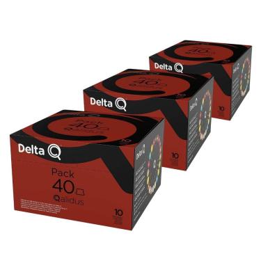 Imagem de 120 Cápsulas Delta Q Café Qalidus Int. 10 Pack Econômico
