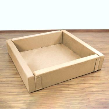 Imagem de Piscina Quadrada  em Suede 1m20 x 30cm escolha a cor