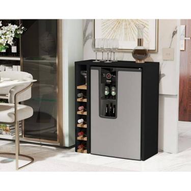 Imagem de Aparador com Adega Carvalho - MDP/MDF 15mm - Comprar Móveis